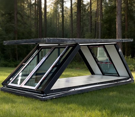 Z-образный складной контейнерный дом